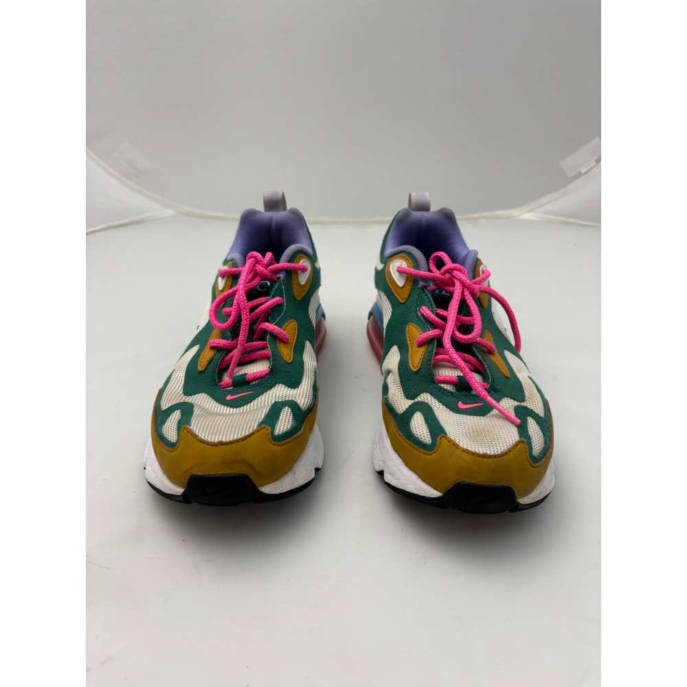 Nike Air Max 200 Mystic Green Gold Pink White Womens Sneakers AT6175-300 Size 7